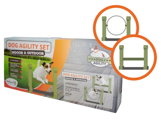 Dog Agility wendbaarheid set (indoor en outdoor)