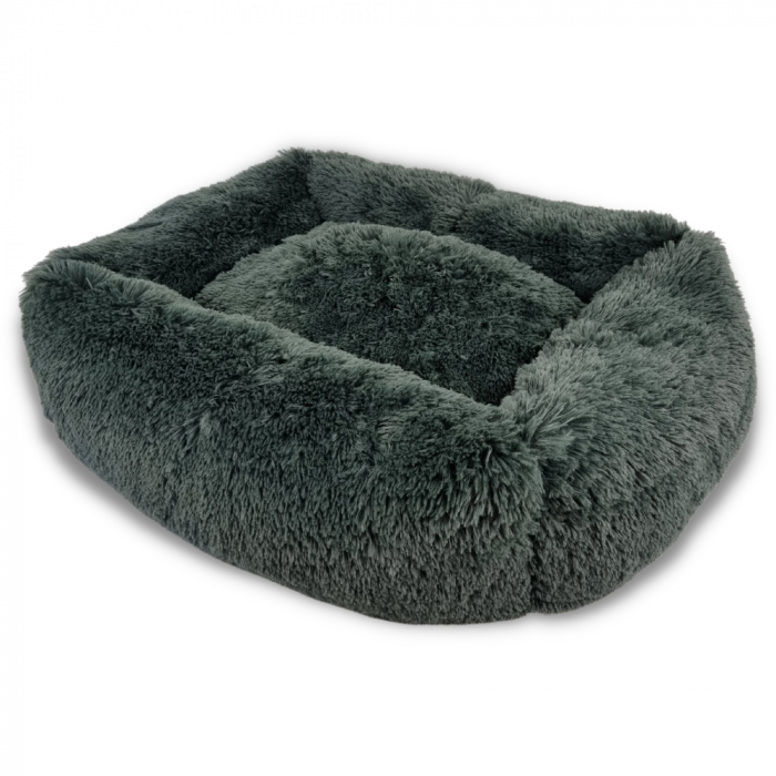 TOPMAST FLUFFY LOUNGE SERIE - HONDENMAND - PLUCHE DIERENMAND - ANTRACI