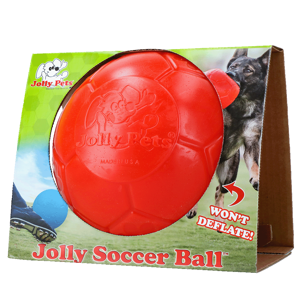 Jolly Soccer Ball oranje ( met vanillegeur )